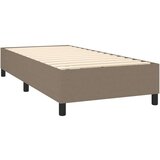  Box spring postelja z vzmetnico LED taupe 80x200 cm blago, (20898669) | Shoptok.si