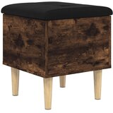  Klupa za pohranu boja hrasta 42x42x46 cm od konstruiranog drva | shoptok.hr