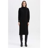 Defacto Regular Fit Half Turtleneck Long Sleeve Trico Dress | shoptok.hr