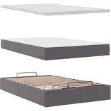  Otomanski okvir kreveta s madracem sivi 120x200cm umjetna koža | Eponuda.com