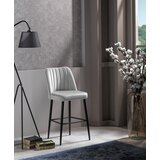 Hanah home Set barskih stolica, 2 komada, Krem-Crni u