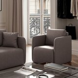 Rodier Siv fotelj Chaum – | Shoptok.si