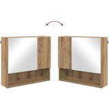 vidaXL Ogledalo ormar hrast artisan 59 x 17 x 55 cm Konstruirano drvo | shoptok.hr
