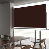 Maison Chic Zložljiva stranska tenda - Senčniki za teraso 140x300 cm rjava, (22039597) | Shoptok.si