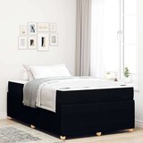 vidaXL Konstrukcija postelje Drugo Črna 120 x 190 cm blago | Shoptok.si