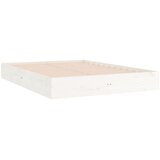  Okvir za krevet od masivne borovine bijeli 150 x 200 cm king | Eponuda.ba