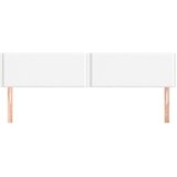  Posteljno vzglavje 2 kosa bel 90x5x78/88 cm umetno usnje, (20953782) | Shoptok.si