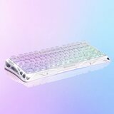 Gravastar mercury K1 lite 75% wireless mechanical gaming keyboard crystal aurora/hot-swap/shine-through keycaps/bsun linear switches | Eponuda.com