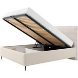 MID.YOU OBLAZINJENA POSTELJA 180 cm x 200 cm , les, tekstil, leseni material naravne barve | Shoptok.si