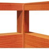  Polica za knjige uzglavlje L-oblika voštano smeđe 80cm borovine | shoptok.hr