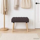  Klupa s utorima Tamno smeđa 60 x 40 x 45 cm Tkanina | Eponuda.com