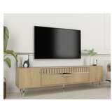 Hanah home tv polica Dekolp1 sapphire oak silver