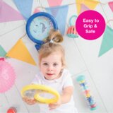 Edushape igračka Classic Tambourine - Yellow | shoptok.hr