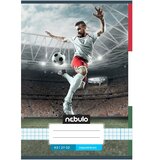 NEBULO Šolski zvezek s sponami, motiv nogomet HUN, karo, 27-32, A/5 | Shoptok.si
