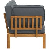  Set sofe Antracit 133 x 92 x 69 cm Čvrsto drvo akacije | shoptok.hr