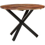  Blagovaonski stol 100 x 100 x 75 cm od drva bagrema s premazom | shoptok.hr