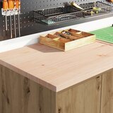 vidaXL garažni ormar za odlaganje 60x51x85 cm masivne borovine | shoptok.hr
