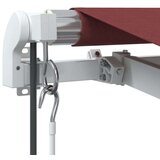 vidaXL Avtomatsko zložljiva tenda bordo 300x250 cm | Shoptok.si