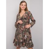 Och Bella Dress-TW-SK-BI-H2515.38X-khaki Cene
