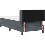  s opruga kutije Tamno siva 200 x 80 cm Baršun | shoptok.hr