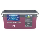 SWINGCOLOR Boja za zid Simply (Crvena – br. 15, Mat, 2,5 l) | shoptok.hr