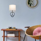 Opviq Zidna lampa E27 Grlo, Bijelo-crna | Eponuda.ba