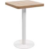 vidaXL Bistro stol svjetlosmeđi 50 x 50 cm MDF Cijene
