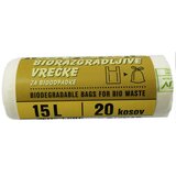 PISKAR Biorazgradljive vrečke za odpadke Piskar (15 l, 20 kos) Cene