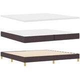  s opruga kutije Tamno smeđa 200 x 200 cm tkanina | shoptok.hr