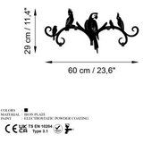 Lessentiel Maison Zidna vješalica Tropical, 60x29x2cm, Crna | Eponuda.ba