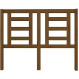  Uzglavlje za krevet boja meda 126 x 4 x 100 cm masivna borovina | shoptok.hr