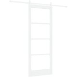  Drsna vrata Bela 83 x 211 cm Les in kovina, (5000122982) | Shoptok.si