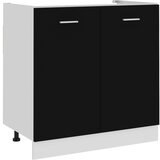 vidaXL Donji ormarić za umivaonik crni 80 x 46 x 81,5 cm od iverice Cijene