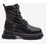 GOE Leather Ankle Boots Brogues Flat Heel | Shoptok.si