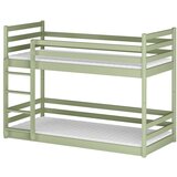 Molarem Home Drveni dječji krevet na kat Mini - olive - 160x80 cm - Bez madraca | shoptok.hr