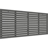 Zidno uzglavlje sivo 206x3x91,5 cm od masivne borovine | Eponuda.com