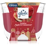 Glade Twinkling Apple & Cinnamon dišeča sveča 204 g Cene