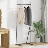 vidaXL Stalak za odjeću Crni Metal Srednji Prijenosni Stalak za odjeću | shoptok.hr