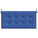  Jastuk za vrtnu klupu plavi 120 x 50 x 3 cm od tkanine Oxford | shoptok.hr