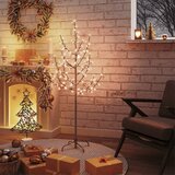 vidaXL Cvetoča češnja LED toplo bela 84 LED lučk 120 cm | Shoptok.si