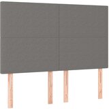  Box spring posteljni z vzmetnico temno siv 140x190 cm blago, (20899991) | Shoptok.si