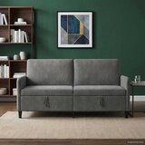 SOFA s pohranom Tamnosiva 172 x 78 x 87 cm Poliester | Shoptok.si