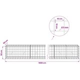  Gabion s žicom debljine 5 mm i mrežom 10x10 cm 1000x50x50 cm - 50 cm 50 cm 1000 cm | shoptok.hr