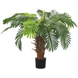  Umjetna cikas palma s posudom 90 cm zelena | shoptok.hr