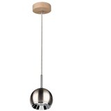  Spot-Light 5141174 - LED luster na sajli BALL WOOD 1xGU10/5W/230V matni hrast | Eponuda.com