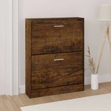Ormarić za cipele boja hrasta 59x17x108 cm konstruirano drvo Cijene