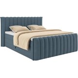 Premium Living Postelja Boxspring Lina, Modra, 200x220 | Shoptok.si