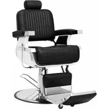vidaXL Brijačka stolica od umjetne kože crna 68 x 69 x 116 cm