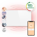 Klarstein Wonderwall 600 Smart, infracrvena grijalica, 60 x 100 cm, 600 W, tjedni timer, IP24, bijela | shoptok.hr