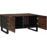 vidaXL kavna miza 80x50x40 cm iz trdnega lesa in vezane plošče | Shoptok.si